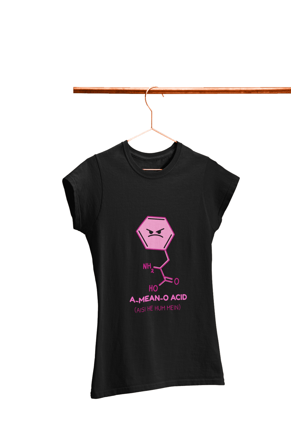 A-MEAN-O-ACID - Women's College T-shirt - Letshandcraft