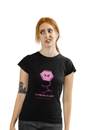 A-MEAN-O-ACID - Women's College T-shirt - Letshandcraft