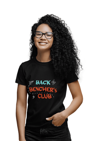 Back Benchers Club - Women's College T-shirt - Letshandcraft