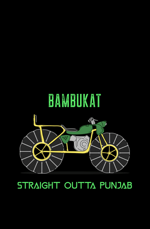 Bambukat - Men's Full Sleeves Bikers T-shirt - Letshandcraft