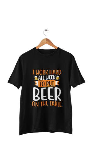 Beer on the Table - Men's T-shirt for Beer Lovers - Letshandcraft