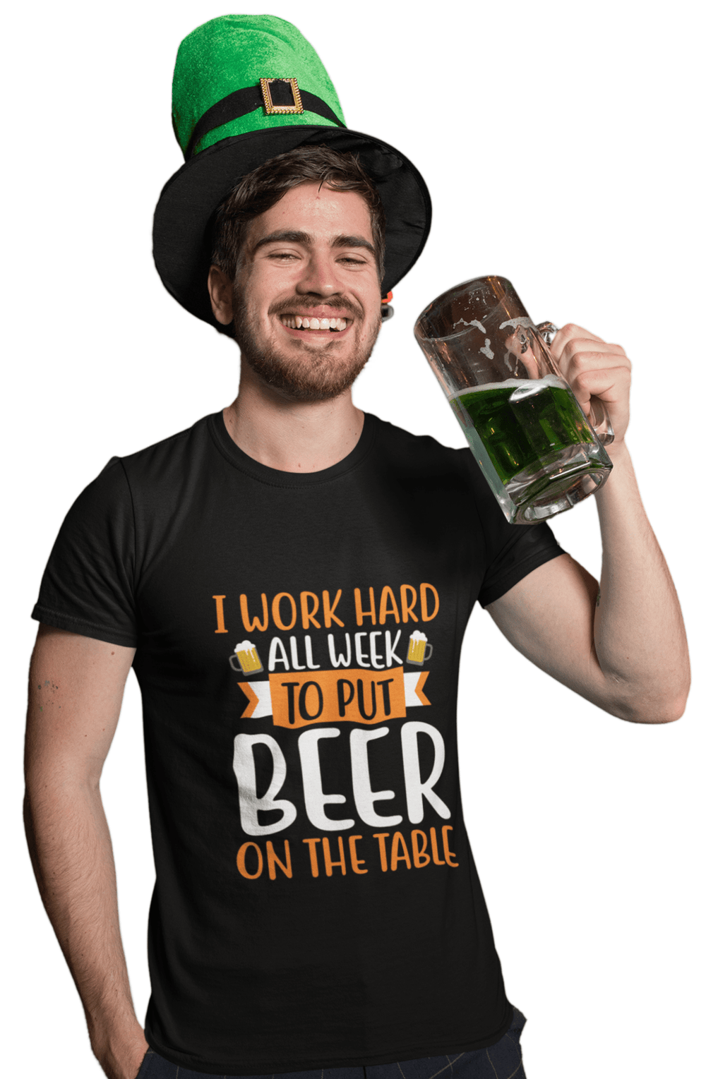 Beer on the Table - Men's T-shirt for Beer Lovers - Letshandcraft