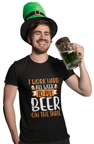 Beer on the Table - Men's T-shirt for Beer Lovers - Letshandcraft