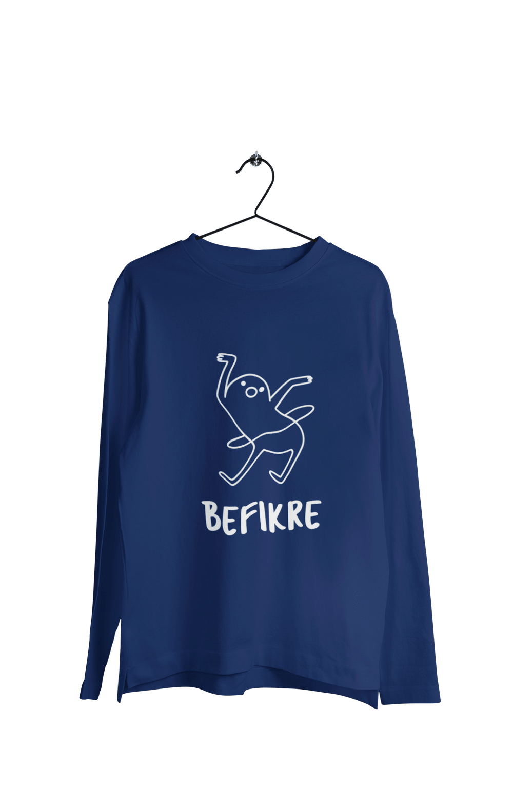 Befikre - Men's Full Sleeves Funny T-shirt - Letshandcraft