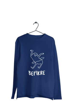 Befikre - Men's Full Sleeves Funny T-shirt - Letshandcraft