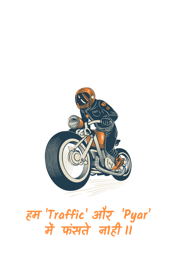 Biker Life - Men's Full Sleeves Bikers T-shirt - Letshandcraft