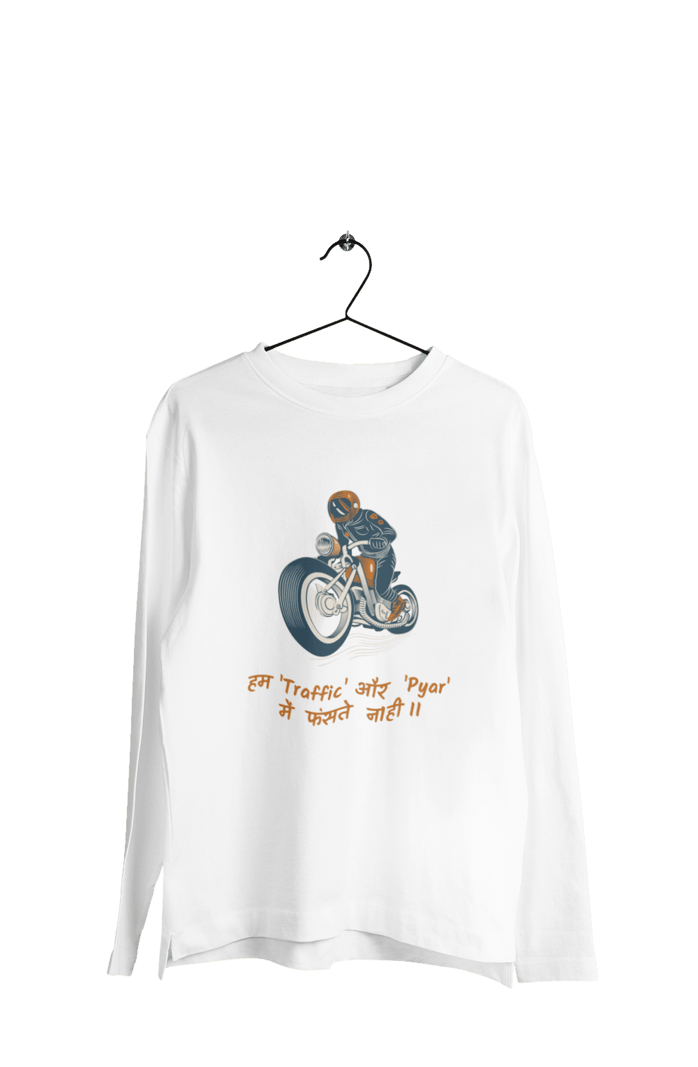 Biker Life - Men's Full Sleeves Bikers T-shirt - Letshandcraft