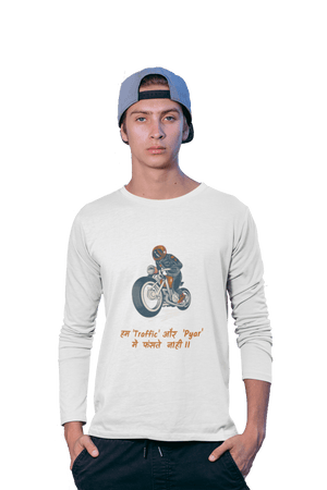 Biker Life - Men's Full Sleeves Bikers T-shirt - Letshandcraft