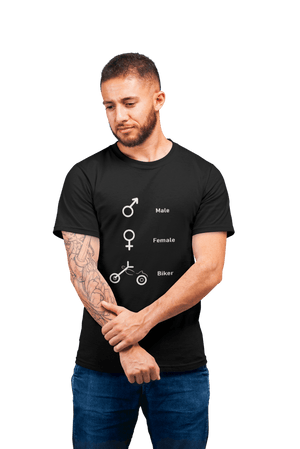 Biker Symbol - Men Bikers T-shirt - Letshandcraft