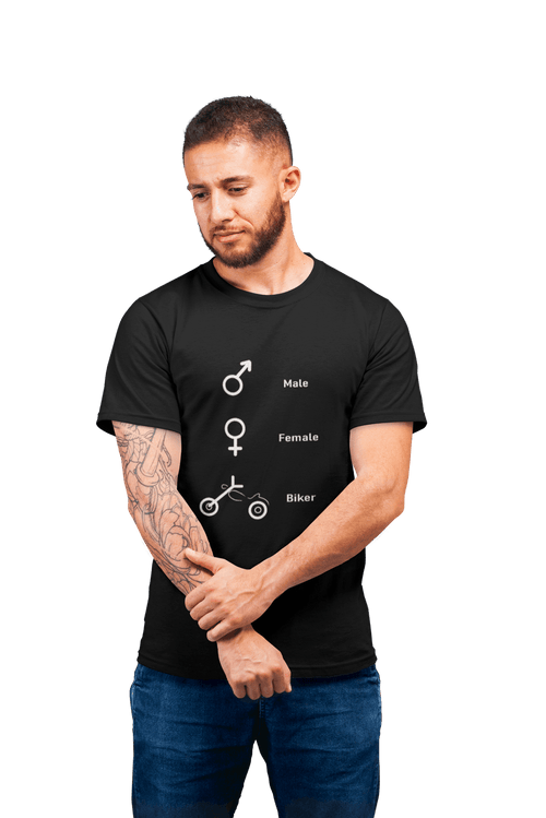 Biker Symbol - Men Bikers T-shirt - Letshandcraft