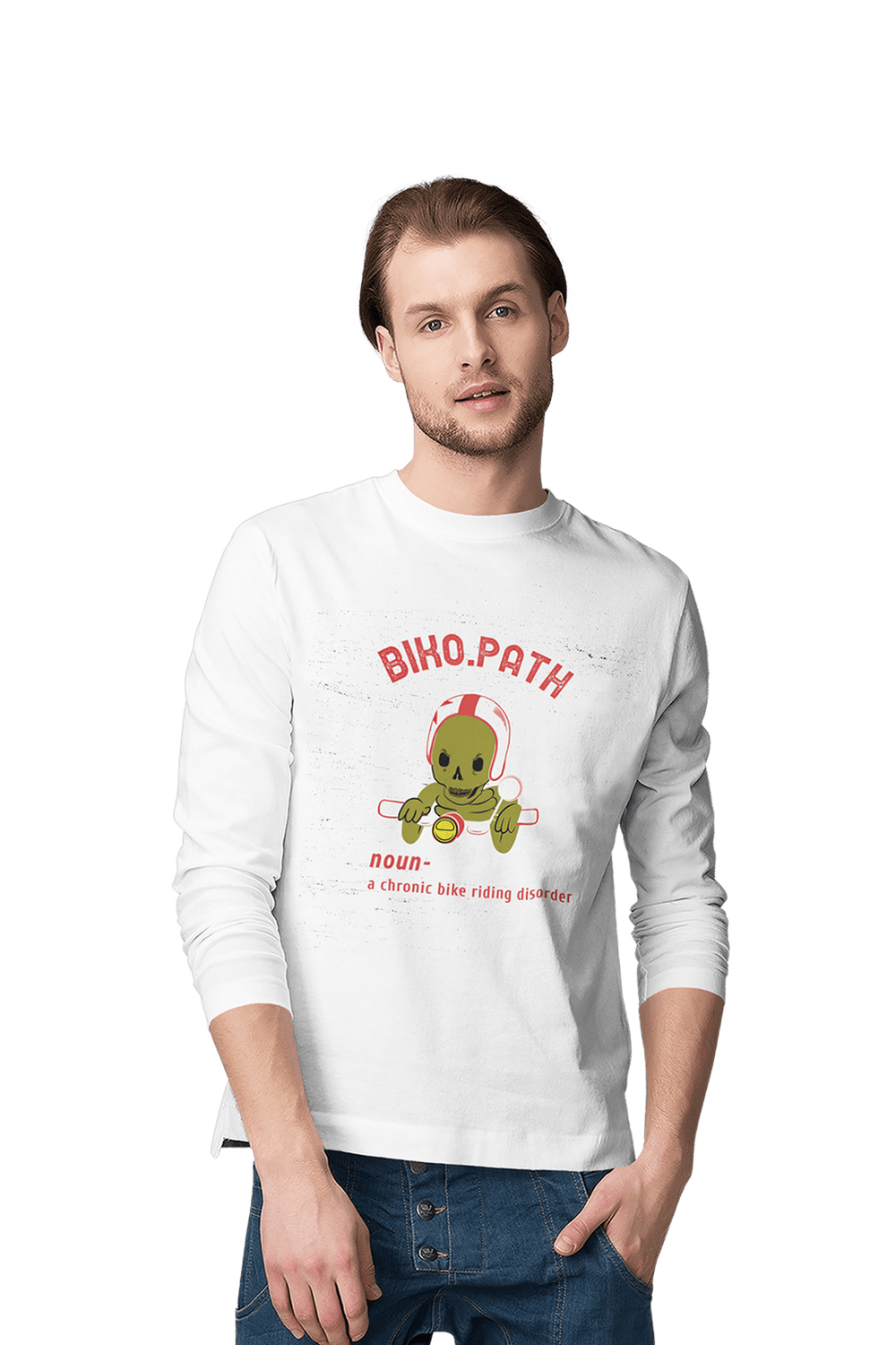 BIKO.PATH - Men's Full Sleeves Bikers T-shirt - Letshandcraft