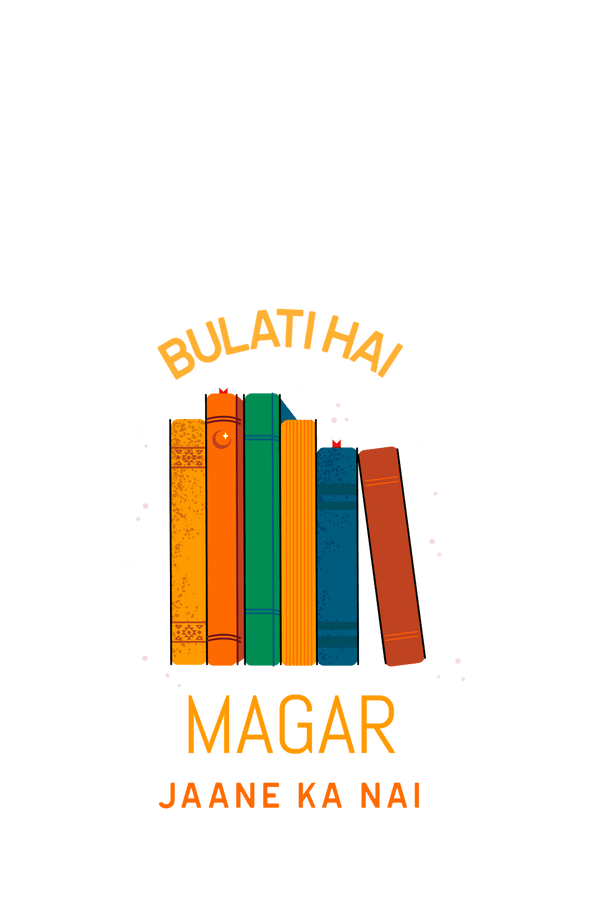 Bulati Hai Magar Jane ka nai - Men's College T-shirt - Letshandcraft