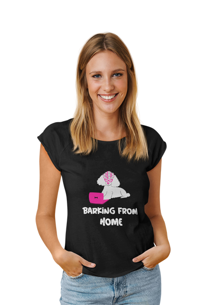 Barking from Home - Women's Dog T-shirt