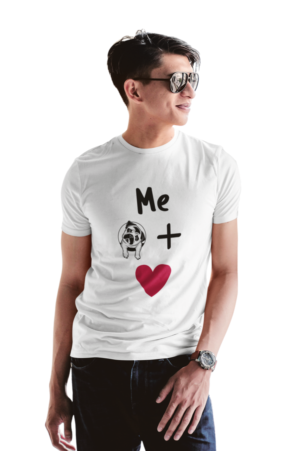 Me + Dog = Love - Men's Dog T-shirt