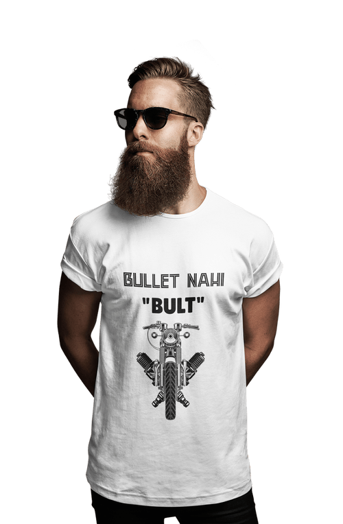Bullet Nahi 'BULT' - Men's Bikers T-shirt - Letshandcraft
