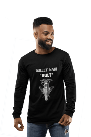 Bullet Nahi "BULT" - Men's Full Sleeves Bikers T-shirt - Letshandcraft