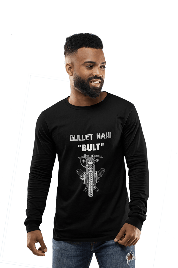 Bullet Nahi "BULT" - Men's Full Sleeves Bikers T-shirt - Letshandcraft