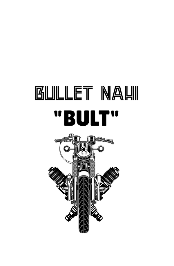 Bullet Nahi "BULT" - Women's Full Sleeves Bikers T-shirt - Letshandcraft