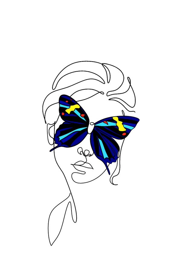 Butterfly - Women's T-shirt - Letshandcraft