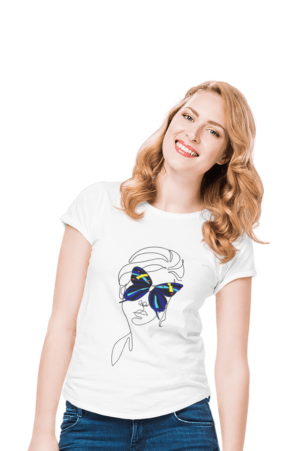 Butterfly - Women's T-shirt - Letshandcraft