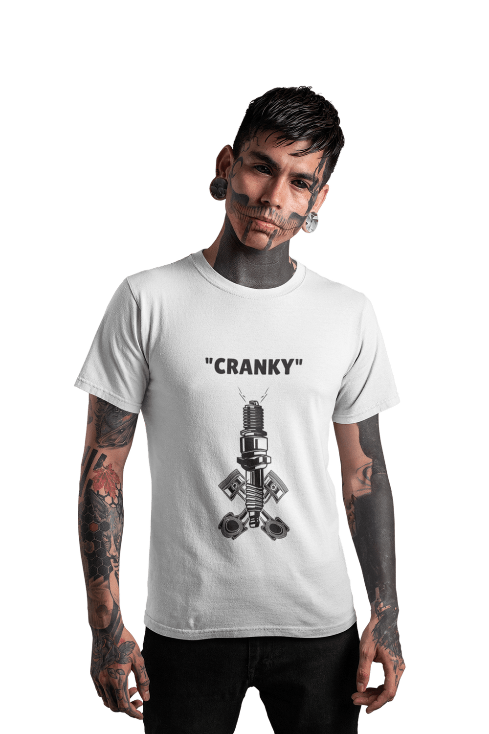 CRANKY - Men's Bikers T-shirt - Letshandcraft