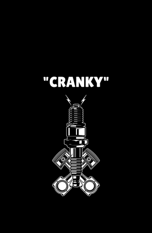CRANKY - Men's Full Sleeves Bikers T-shirt - Letshandcraft