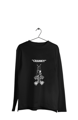 CRANKY - Men's Full Sleeves Bikers T-shirt - Letshandcraft