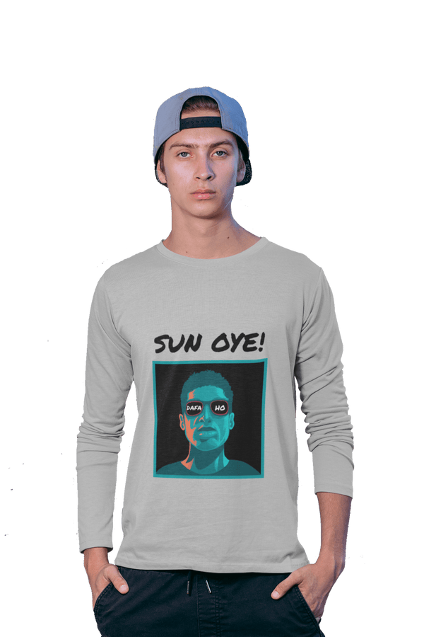Dafa Ho - Men's Full Sleeves Funny T-shirt - Letshandcraft