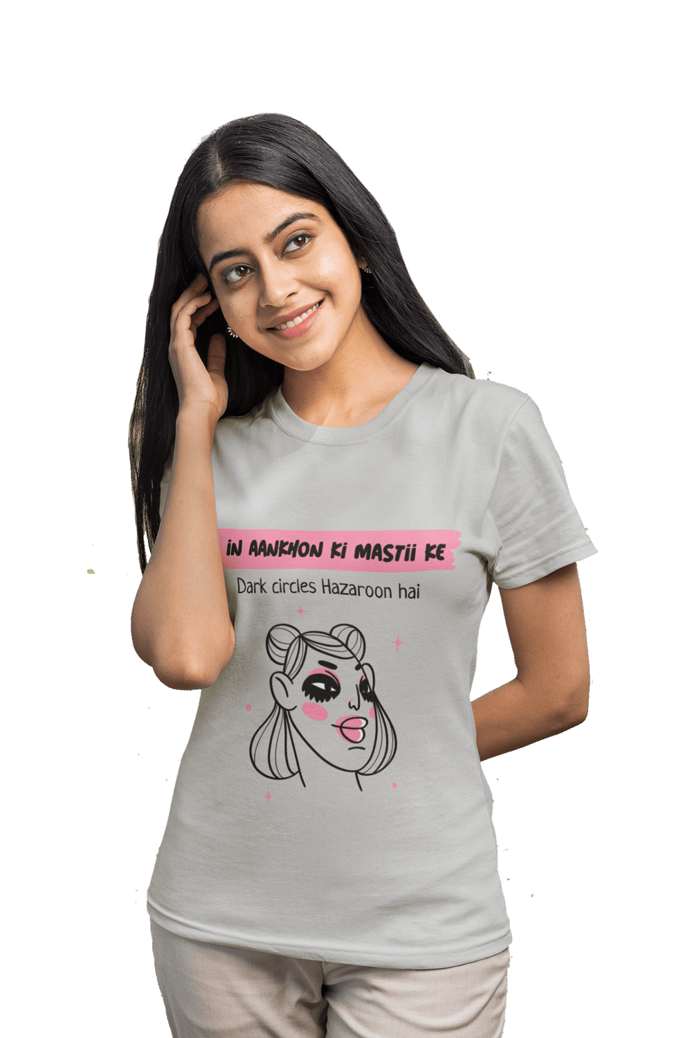 Dark Circles Hazaroon Hai - Women's Funny T-shirt - Letshandcraft