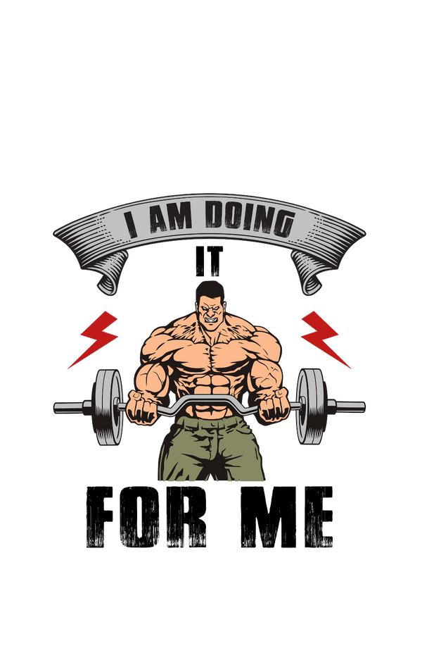 Doing it for Me - Men's Full Sleeves Gym T-shirt - Letshandcraft