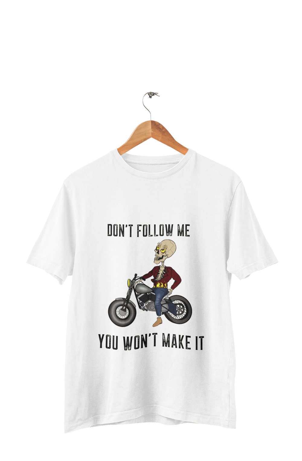 Don't follow me - Men's Bikers T-shirt - Letshandcraft