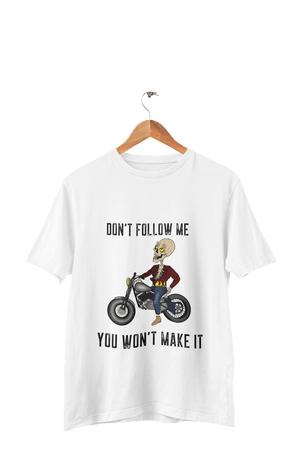 Don't follow me - Women's Bikers T-shirt - Letshandcraft