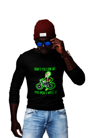 Don't Follow Me - Men's Full Sleeves Bikers T-shirt