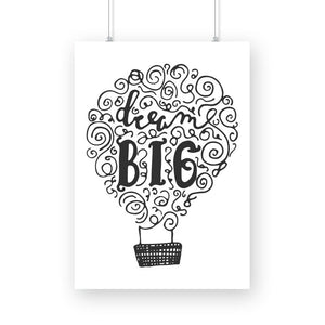 DREAM BIG POSTER - Letshandcraft