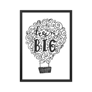 DREAM BIG POSTER - Letshandcraft