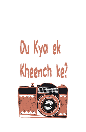Du Kya Ek Kheench Ke - Men's Full Sleeves Funny T-shirt - Letshandcraft