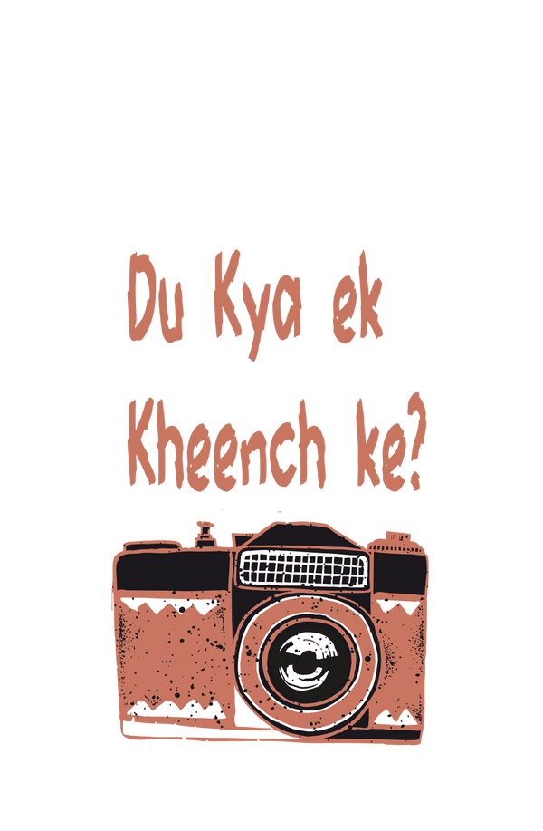 Du Kya Ek Kheench Ke - Men's Full Sleeves Funny T-shirt - Letshandcraft