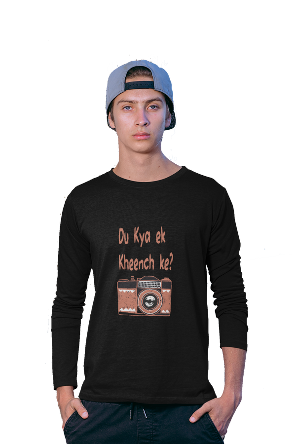 Du Kya Ek Kheench Ke - Men's Full Sleeves Funny T-shirt