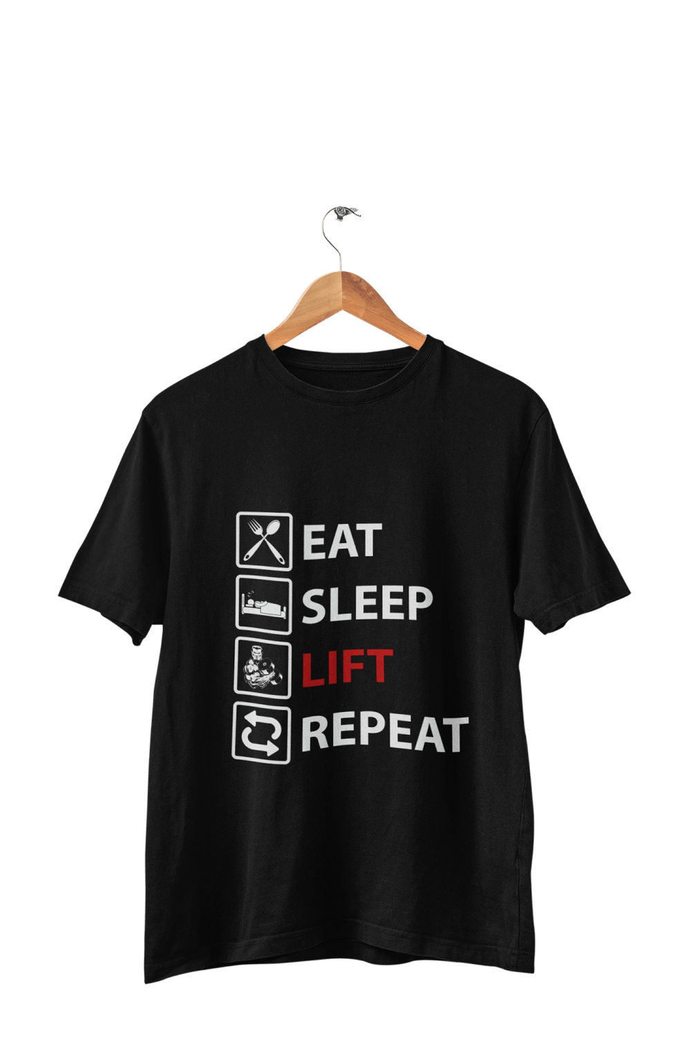 Eat Sleep Lift Repeat - Men's Gym T-shirt - Letshandcraft