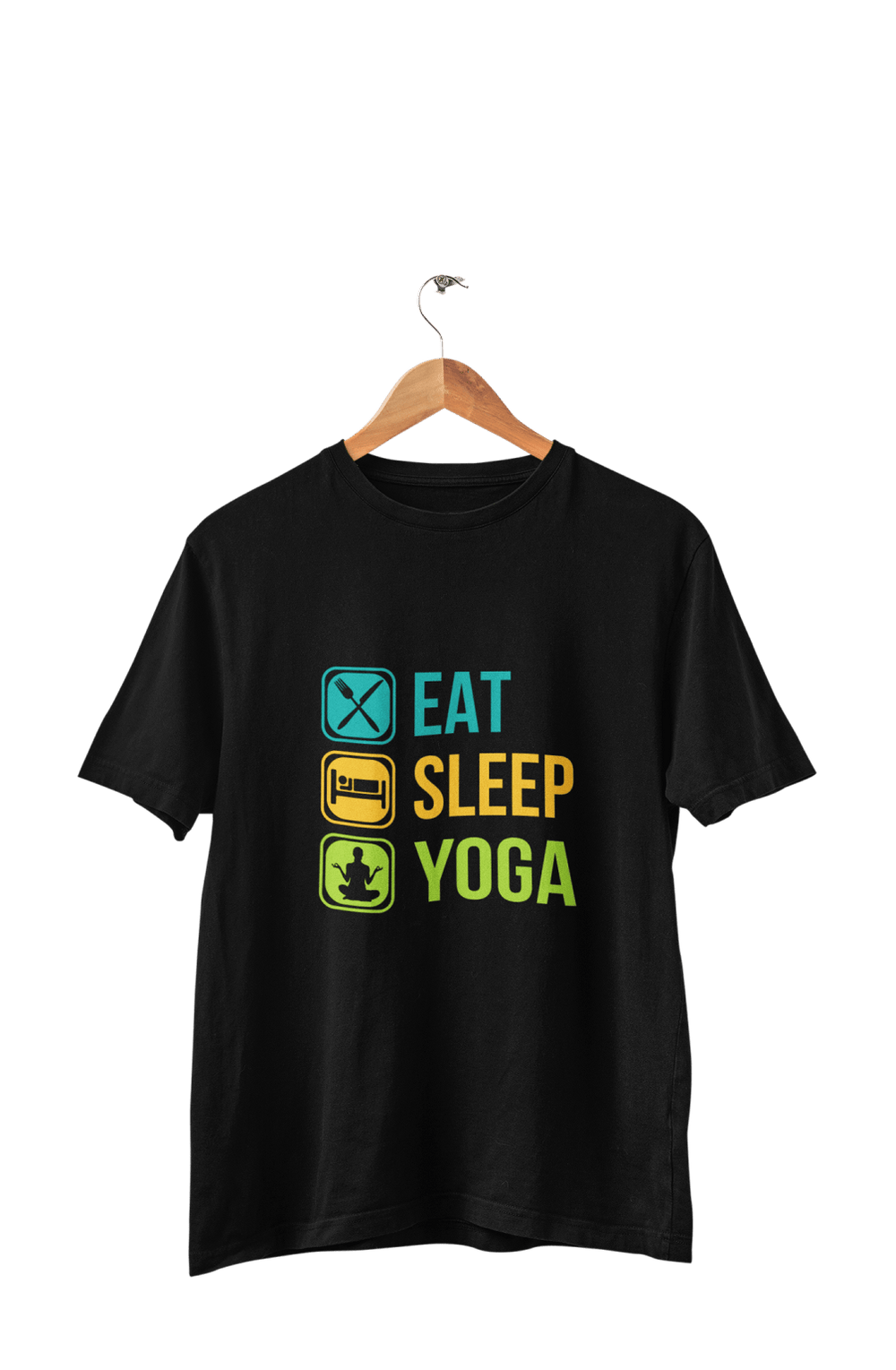 Eat Sleep Yoga - Men's Yoga T-shirt - Letshandcraft