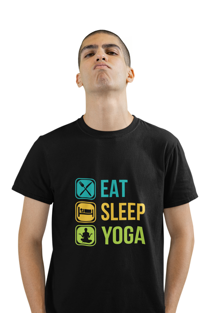 Eat Sleep Yoga - Men's Yoga T-shirt