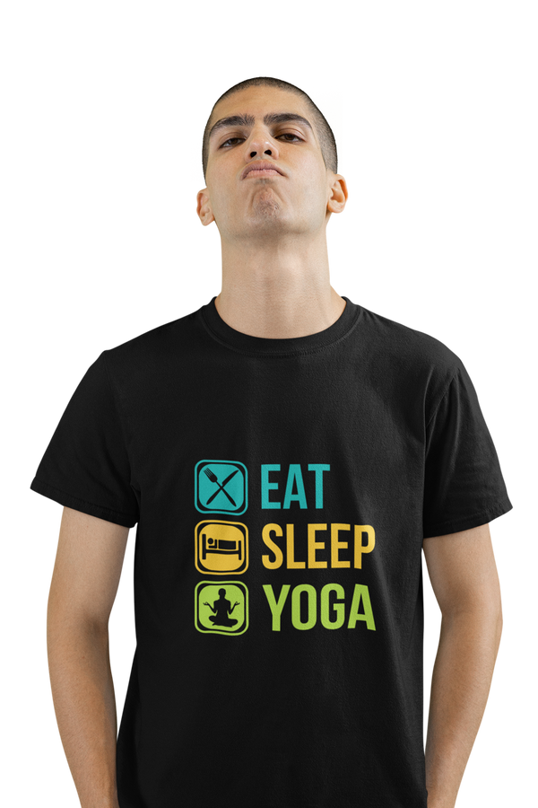 Eat Sleep Yoga - Men's Yoga T-shirt