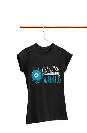 Explore the World - Women's Travellers T-shirt - Letshandcraft