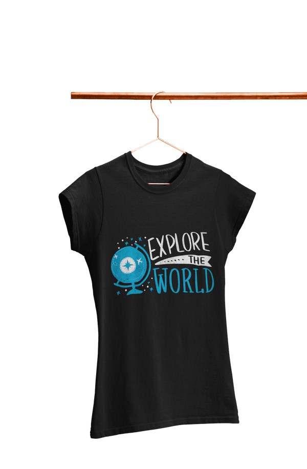 Explore the World - Women's Travellers T-shirt - Letshandcraft