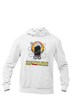 Gyan Utna He Do - Printed Funny Hoodies - Letshandcraft