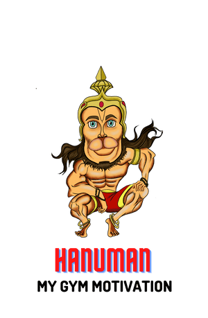 Hanuman - Men's Gym T-shirt - Letshandcraft