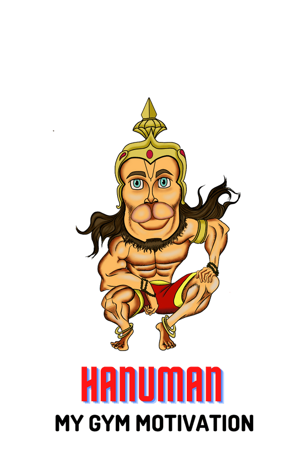 Hanuman - Men's Gym T-shirt - Letshandcraft