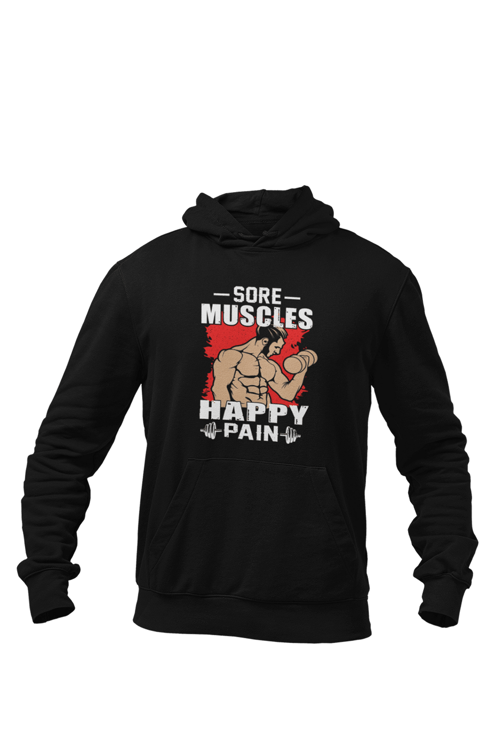 Happy Pain - Gym Hoodies - Letshandcraft