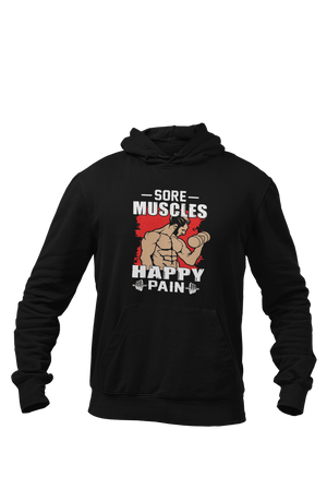 Happy Pain - Gym Hoodies - Letshandcraft