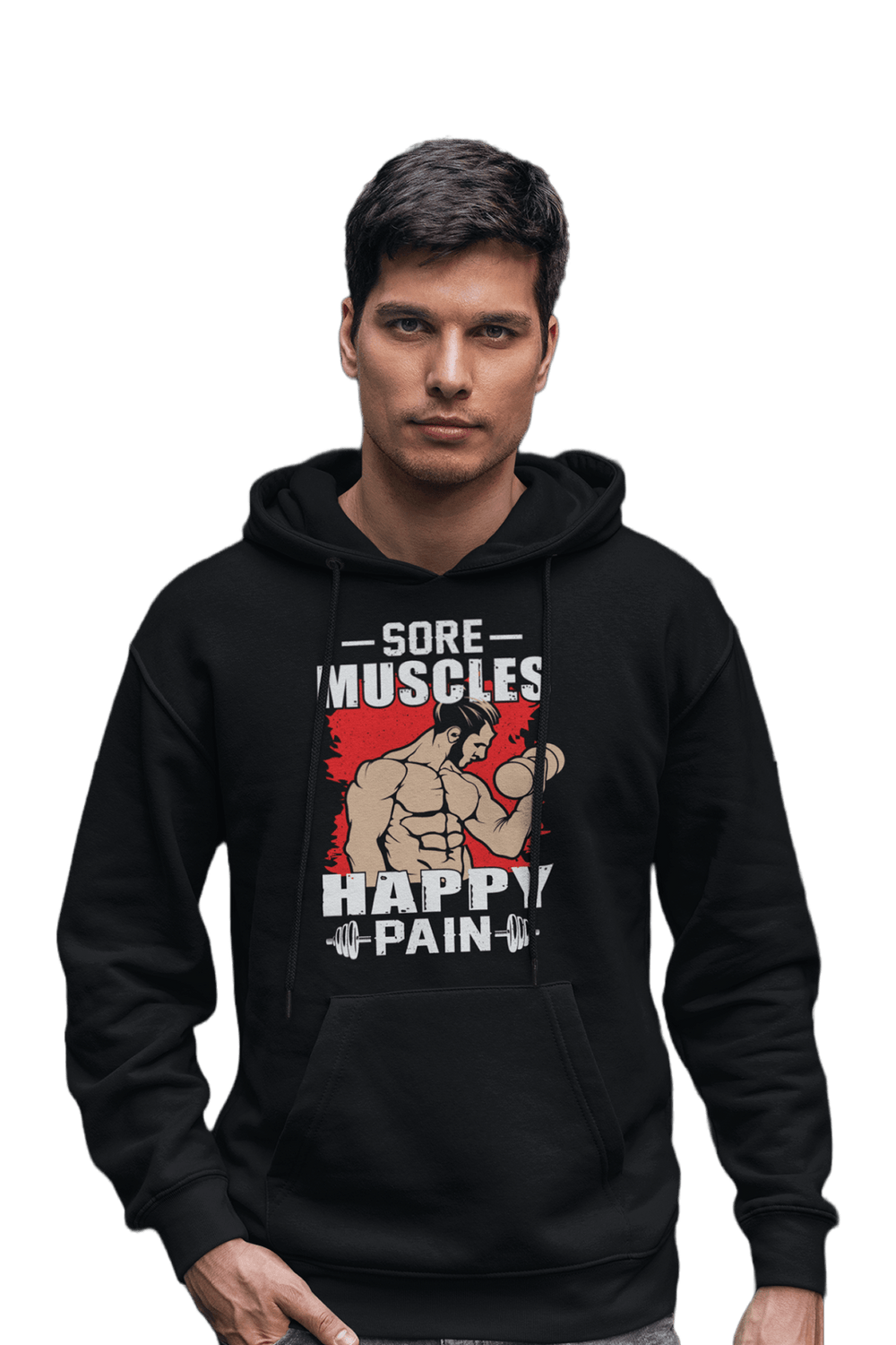 Happy Pain - Gym Hoodies - Letshandcraft